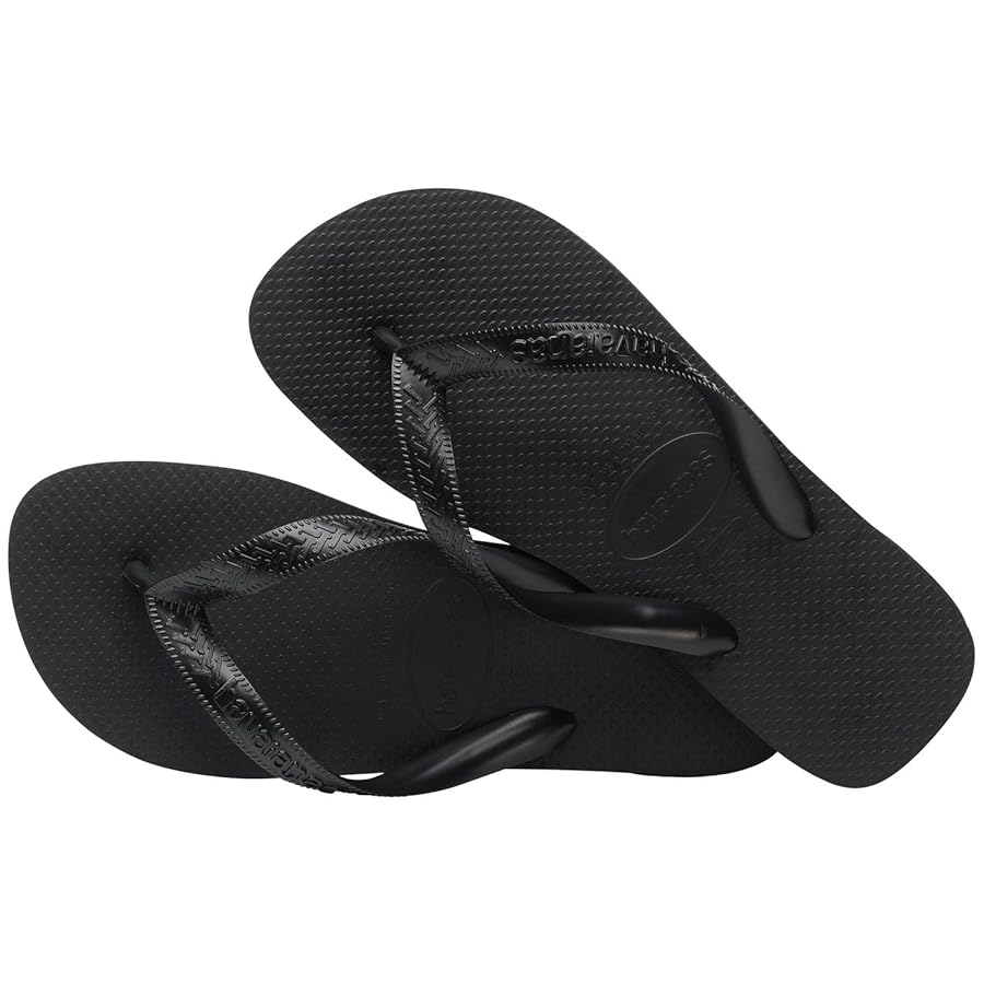 Amazon.com | Havaianas Men's Top Flip Flop Sandal, Black, 8